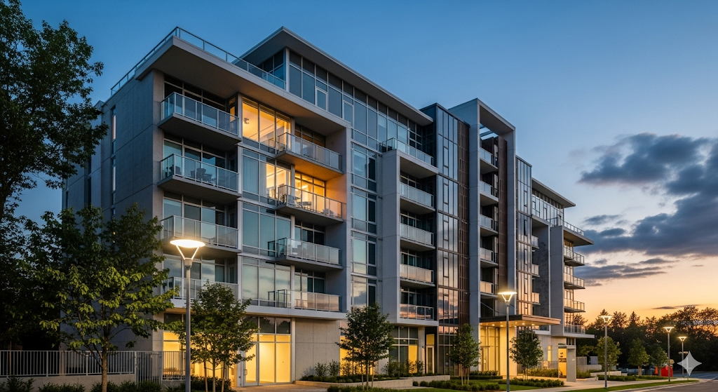 Modern managed property exterior